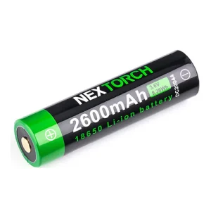 18650 - Batterie 2600 mAh rechargeable Type-C - Li-ion